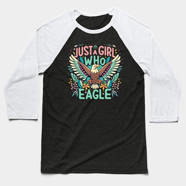 just a girl who loves Philippine Eagle Baseball T-Shirt by CosmicCat